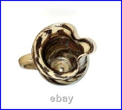 Reinhardt Bros Swirlware Ceramic Clay Pottery Pitchers & Sugar bowl Vtg 30s 40s Reinhardt Bros Swirlware Ceramic Clay Pottery Pitchers & Sugar bowl Vtg 30s 40s