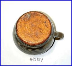 Reinhardt Bros Swirlware Ceramic Clay Pottery Pitchers & Sugar bowl Vtg 30s 40s