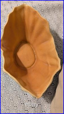 Retired Magnificence! -roseville Pottery Florane Iiline Sea Gorgeous Blue Bowl