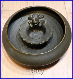 Rookwood Style Antique Frog Bowl