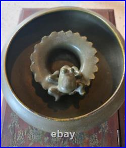 Rookwood Style Antique Frog Bowl Rookwood Style Antique Frog Bowl