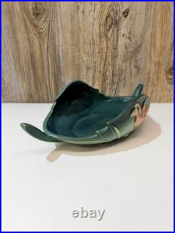 Roseville #475-10 Green Zephyr Lily Console Table Bowl