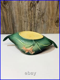 Roseville #475-10 Green Zephyr Lily Console Table Bowl