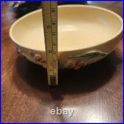Roseville Bittersweet Yellow 1951 Vintage Mid Century Modern Pottery Bowl. 6.5