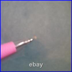 Roseville Blue Flowers Bushberry Blue Bowl Rare Handles Facing Up