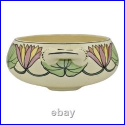 Roseville Persian Creamware 1916 Vintage Pottery Floral Handled Ceramic Bowl 316
