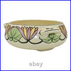 Roseville Persian Creamware 1916 Vintage Pottery Floral Handled Ceramic Bowl 316