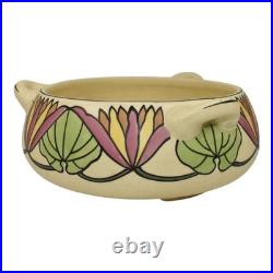 Roseville Persian Creamware 1916 Vintage Pottery Floral Handled Ceramic Bowl 316