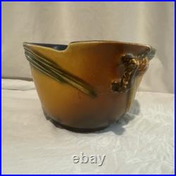 Roseville Pinecone Service Bowl #320-5. 2 Handle, Beautiful Color