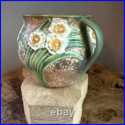Roseville Pottery 1931 Jonquil Vase/Bowl Vintage, 5.5 x 7.5