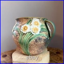 Roseville Pottery 1931 Jonquil Vase/Bowl Vintage, 5.5 x 7.5
