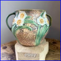 Roseville Pottery 1931 Jonquil Vase/Bowl Vintage, 5.5 x 7.5