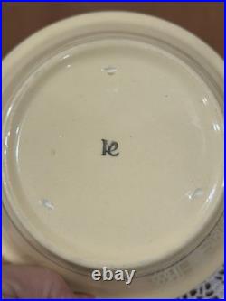 Roseville Pottery Juvenile Sunbonnet Sue Cereal Bowl, Cup, and Plate THREE PIECE