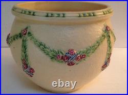 Roseville Pottery La Rose Planter Centerpiece Bowl Vintage Rv Marking Large