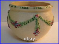 Roseville Pottery La Rose Planter Centerpiece Bowl Vintage Rv Marking Large