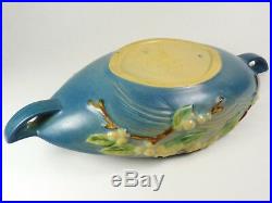 Roseville Vintage Oval Pottery Signed Vase Bowl Console Centerpiece Handled 1BL1