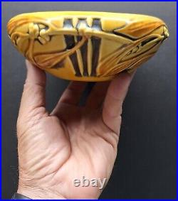 Roseville Vintage Pottery Laurel Bowl, Shape 251-5, Yellow Ware