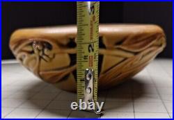 Roseville Vintage Pottery Laurel Bowl, Shape 251-5, Yellow Ware