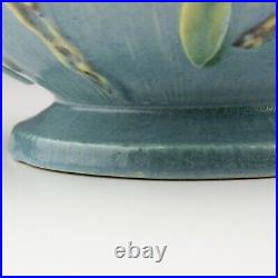 Roseville Vintage Pottery Moss Footed Bowl/Compote, Shape 291-5, Sapphire (Blue)