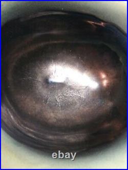 Russel Wright Bauer Pottery Large Oval Modernist Geode Bulb Bowl Ca. 1946 MCM