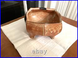 SEQUOIA MILLER Signed STUDIO ART POTTERY STONEWARE Footed Bowl