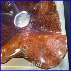 STUNNING Pottery Handcrafted SIGNED Ceramic Large Bowl Heavy Rare (Read)