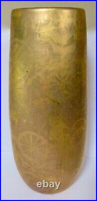 Sascha Brastoff MCM California Art Pottery Vase 12 Tall Near Mint Condition