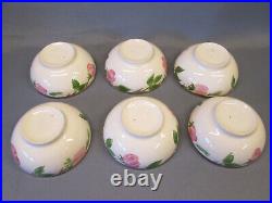 Set 6 Franciscan Desert Rose Vintage Small Serving Bowls 5.5 w England Vintage