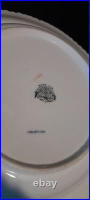 Set of 4 Vintage Copeland English Imari Style Cobalt Gold Porcelain 9 Soup Bowl