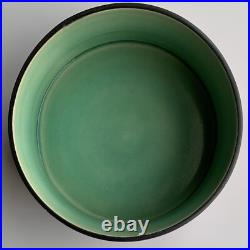 Set of 7 Vintage Multicolor Stacking Bowls Handmade Pottery, Signed By Artist