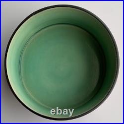 Set of 7 Vintage Multicolor Stacking Bowls Handmade Pottery, Signed By Artist