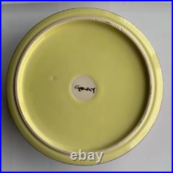 Set of 7 Vintage Multicolor Stacking Bowls Handmade Pottery, Signed By Artist