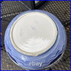 Shard Of Maine Spatterware Large Bowl With Sailing New England Town Scene 11