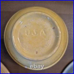 Shawnee Pottery Mixing Bowls Snowflake Nesting Bowls set of 4 Shawnee Pottery Mixing Bowls Snowflake Nesting Bowls set of 4