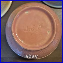 Shawnee Pottery Mixing Bowls Snowflake Nesting Bowls set of 4