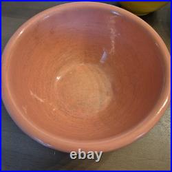 Shawnee Pottery Mixing Bowls Snowflake Nesting Bowls set of 4 Shawnee Pottery Mixing Bowls Snowflake Nesting Bowls set of 4