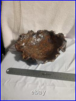 Shino Glazed Pottery Bowl Decor Japanese Vintage Old In Excellent Condition