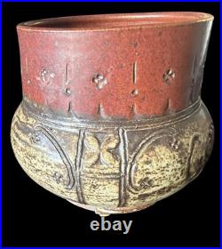 Signed 2003 Tokheim Stoneware God Jul Bowl Vintage