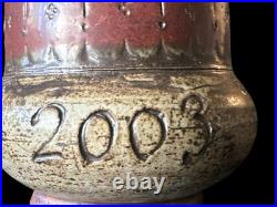 Signed 2003 Tokheim Stoneware God Jul Bowl Vintage