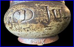 Signed 2003 Tokheim Stoneware God Jul Bowl Vintage