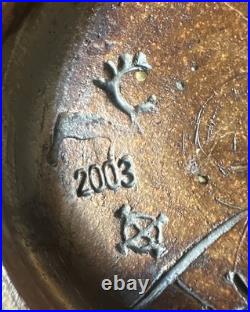 Signed 2003 Tokheim Stoneware God Jul Bowl Vintage