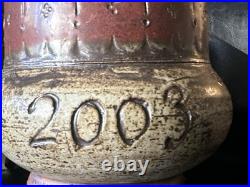 Signed 2003 Tokheim Stoneware God Jul Bowl Vintage