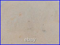 Signed Klytie Pate Bowl Blue Lustre Glaze with Matte Black Interior