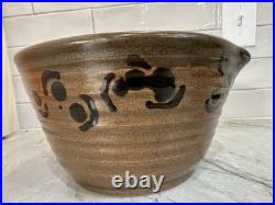 Signed Nesting Mixing Bowls Set of 4 Hand Thrown Stoneware Chris Heckman