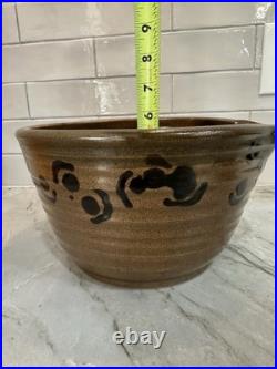 Signed Nesting Mixing Bowls Set of 4 Hand Thrown Stoneware Chris Heckman