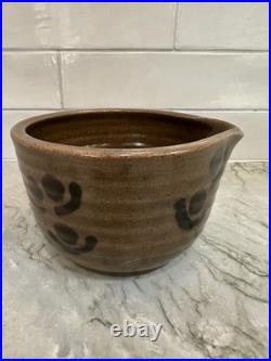 Signed Nesting Mixing Bowls Set of 4 Hand Thrown Stoneware Chris Heckman