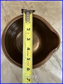 Signed Nesting Mixing Bowls Set of 4 Hand Thrown Stoneware Chris Heckman