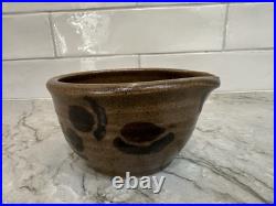 Signed Nesting Mixing Bowls Set of 4 Hand Thrown Stoneware Chris Heckman