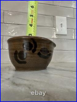 Signed Nesting Mixing Bowls Set of 4 Hand Thrown Stoneware Chris Heckman