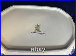 Spode Blue Fitzhugh Covered Vegetable Bowl